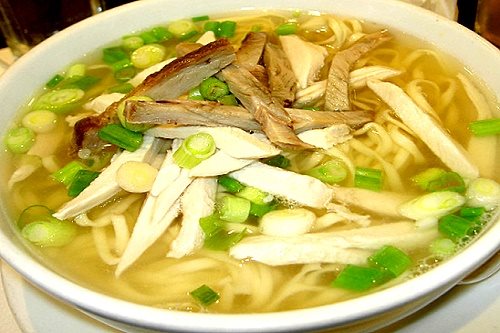Order Chicken Mami With Asado Siopao food online from Chow King store, San Diego on bringmethat.com
