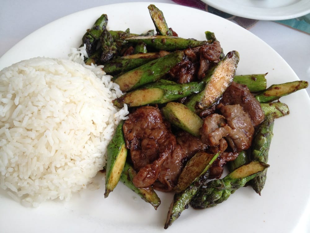 Order Asparagus Beef food online from Eric's Restaurant store, San Francisco on bringmethat.com