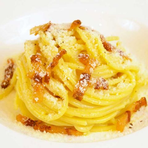 Order Carbonara food online from Lazy Daisy Cafe store, Santa Monica on bringmethat.com