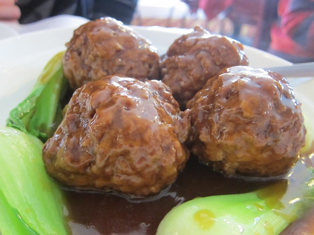 Order 302. Braised Pork Meatballs food online from Little Shanghai Restaurant store, San Mateo on bringmethat.com