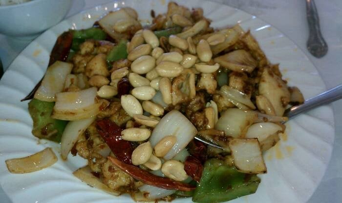 Order 0. Kung Pao Chicken or Beef food online from Little Shanghai Restaurant store, San Mateo on bringmethat.com
