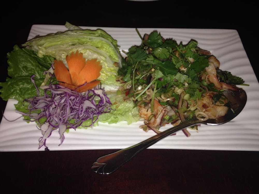 Order 23. Phla Goong - Prawn Salad food online from New Krung Thai store, San Jose on bringmethat.com