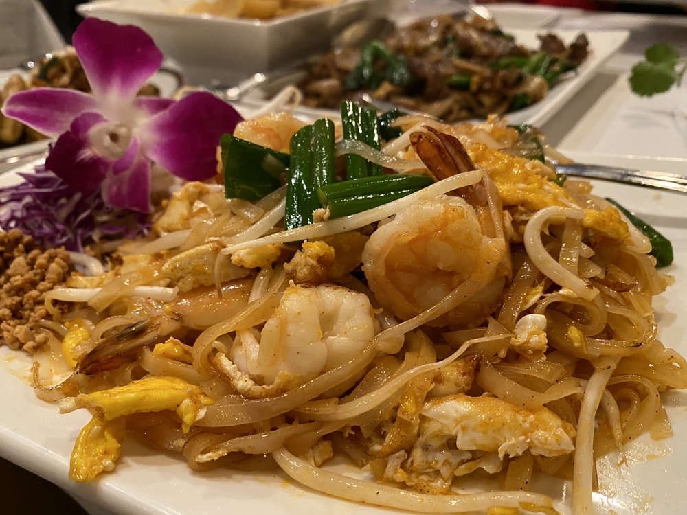 Order 41. Pad Thai (House Speciality) - Pad Thai food online from New Krung Thai store, San Jose on bringmethat.com