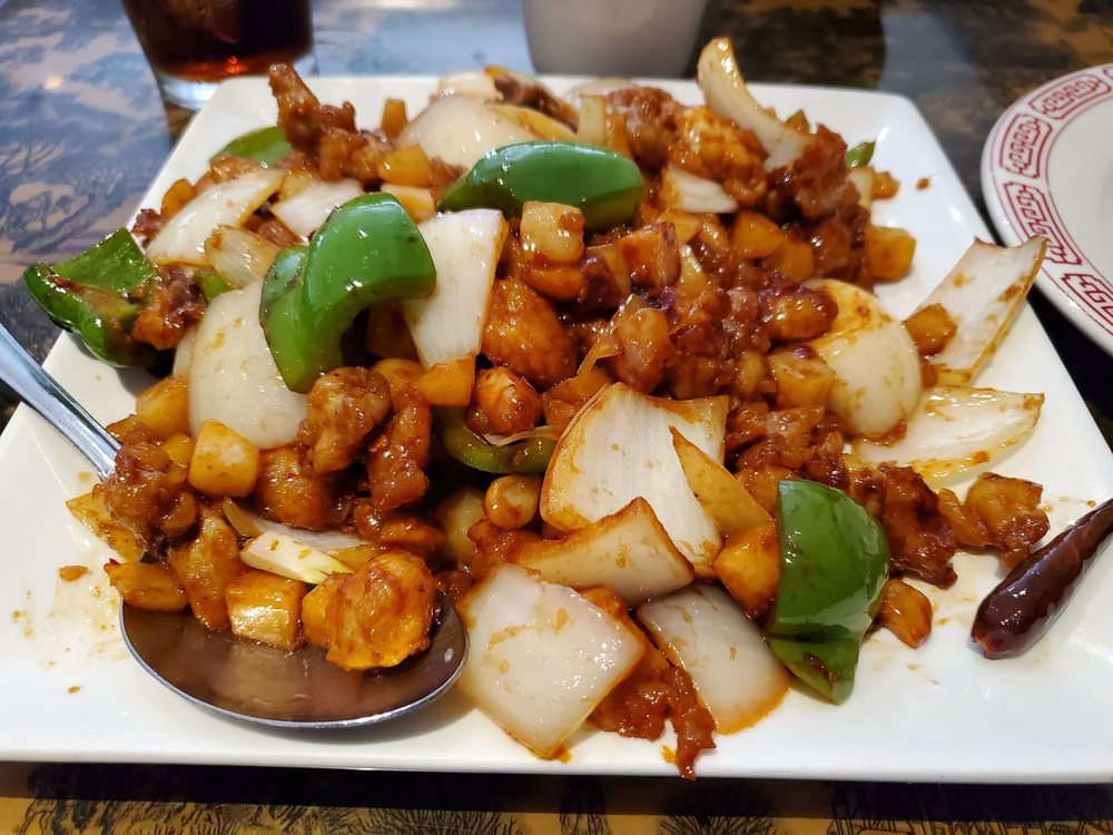 Order 6 KUNG PAO CHICKEN food online from North China Restaurant store, Santa Maria on bringmethat.com