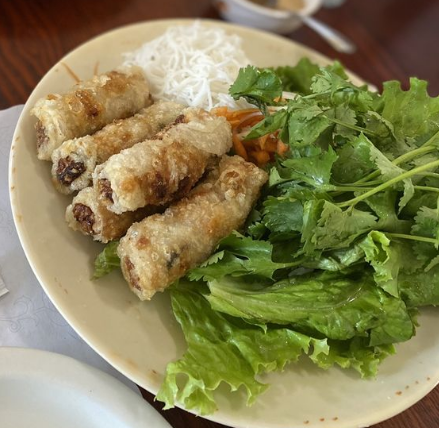 Order 02. Imperial Rolls (5) food online from Saigon City Restaurant store, San Mateo on bringmethat.com