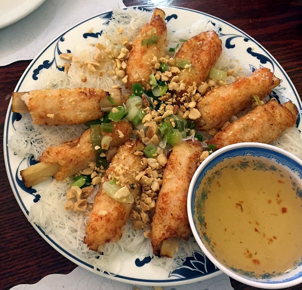 Order 37. Sugar Cane Shrimp , Grilled Pork Or Beef food online from Saigon City Restaurant store, San Mateo on bringmethat.com
