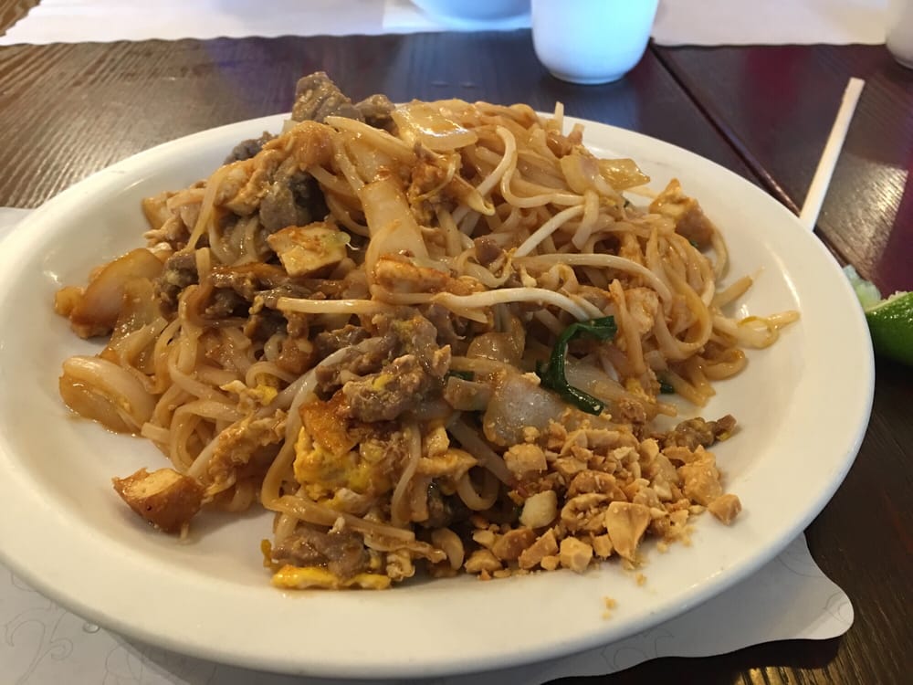 Order 45. Pad Thai food online from Saigon City Restaurant store, San Mateo on bringmethat.com