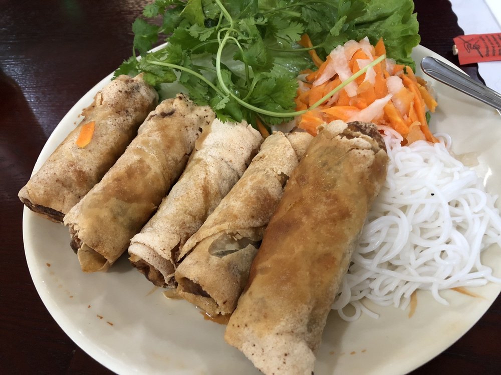 Order 64. Vegetarian Spring Rolls food online from Saigon City Restaurant store, San Mateo on bringmethat.com