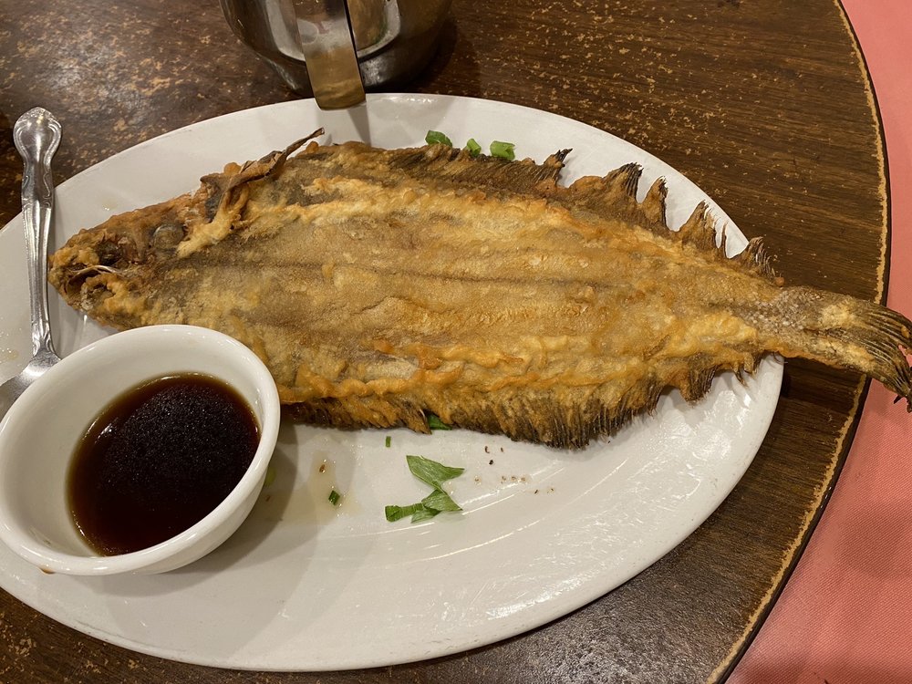 Order 1. Deep Fried Sanddab With Soysauce food online from Szechuan Taste Restaurant store, San Francisco on bringmethat.com