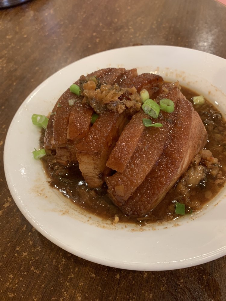 Order 2. Sliced Pork With Preserved Mustard Green food online from Szechuan Taste Restaurant store, San Francisco on bringmethat.com
