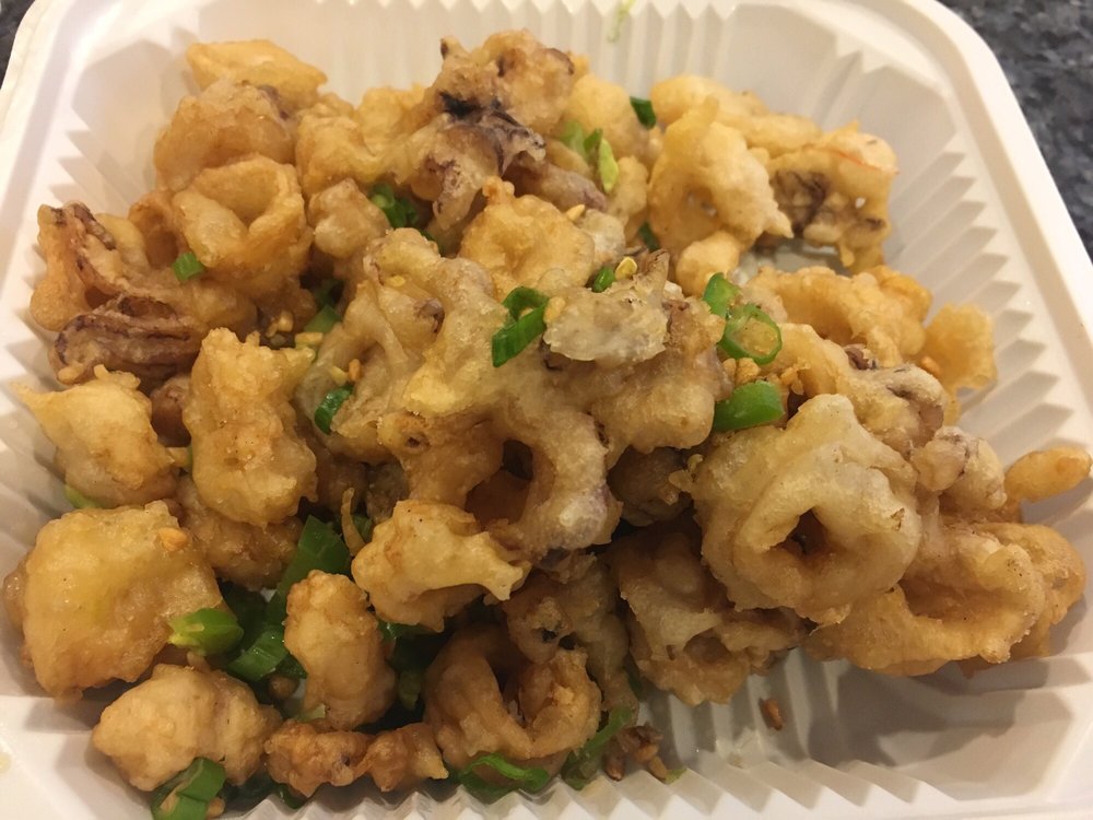 Order 20. Spicy Salted Squids food online from Szechuan Taste Restaurant store, San Francisco on bringmethat.com