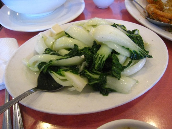 Order 8. Garlic With Bok Choy food online from Szechuan Taste Restaurant store, San Francisco on bringmethat.com