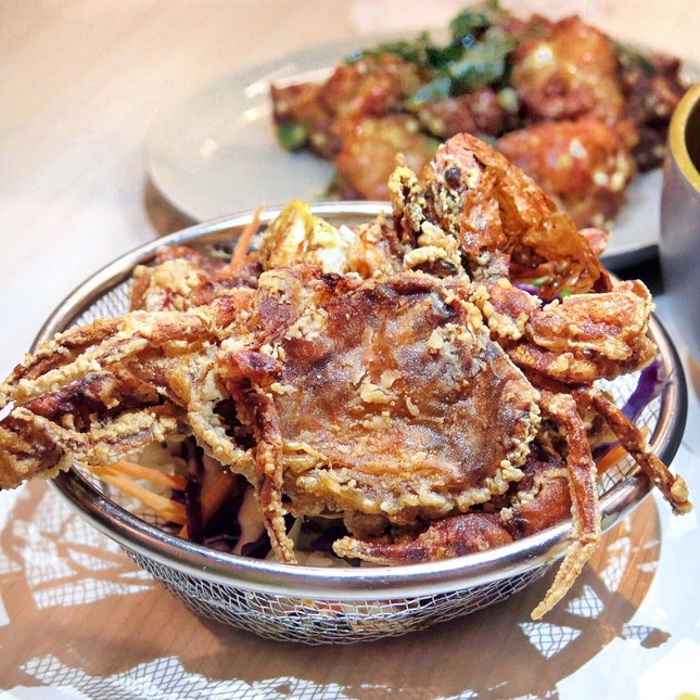 Order Fried Softshell Crab Basket  food online from The Boiling Crab store, San Jose on bringmethat.com