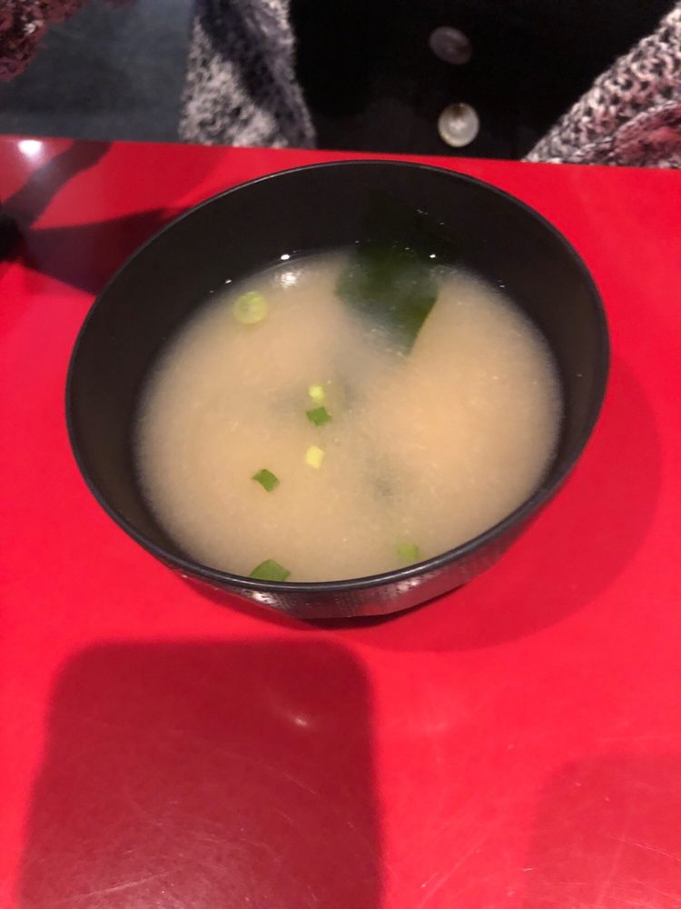 Order Miso Soup food online from Arigato Sushi store, Sacramento on bringmethat.com
