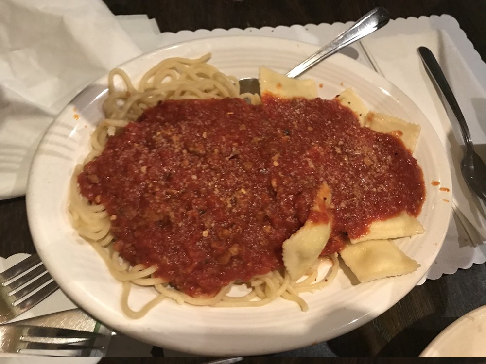 Order Ravioli and Spaghetti food online from Chi-Chi's Pizza store, Northridge on bringmethat.com