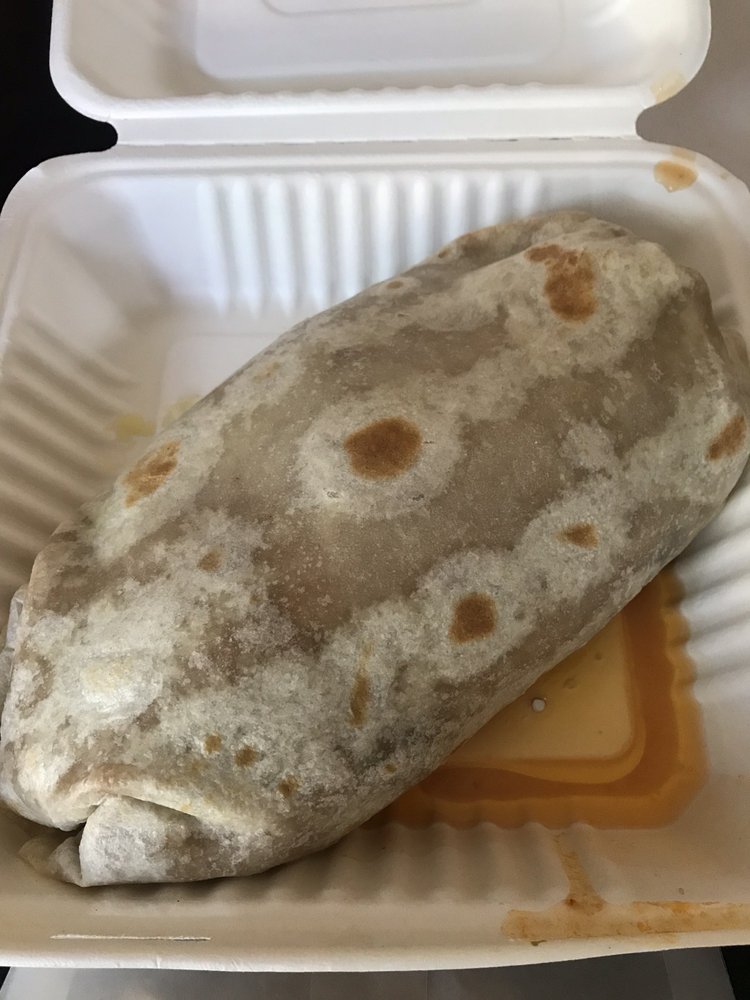 Order Carnita Burrito food online from New Mecca Cafe store, Pittsburg on bringmethat.com