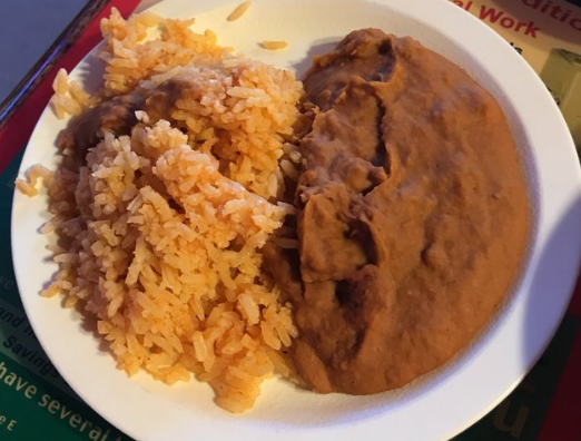 Order Rice & Beans food online from New Mecca Cafe store, Pittsburg on bringmethat.com