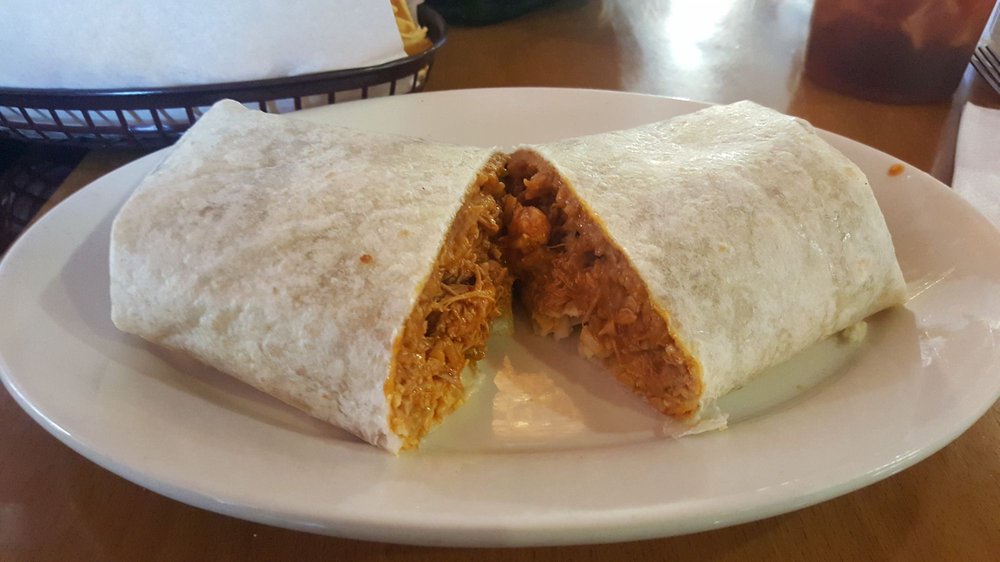 Order Chicken Burritos food online from New Mecca Cafe store, Pittsburg on bringmethat.com