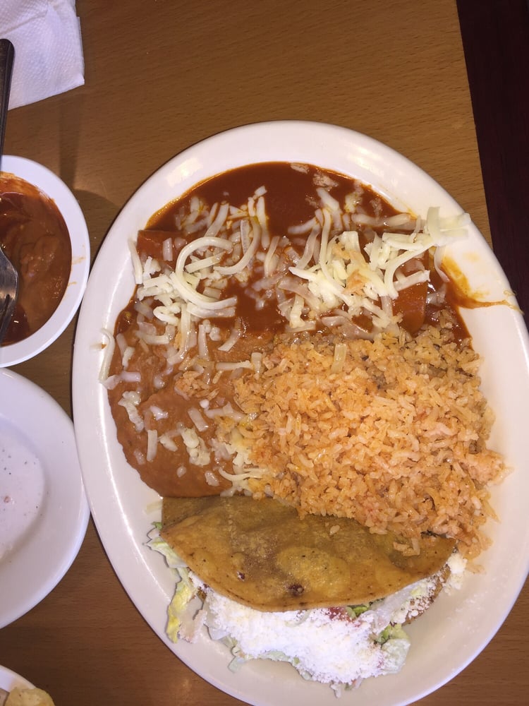 Order Cheese Enchilada food online from New Mecca Cafe store, Pittsburg on bringmethat.com