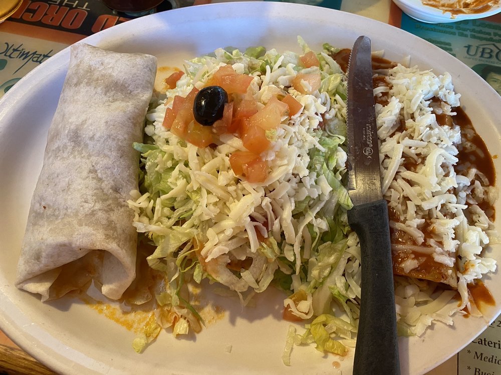 Order Bean Tostada food online from New Mecca Cafe store, Pittsburg on bringmethat.com