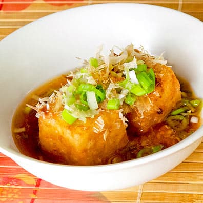 Order Agedashi Tofu food online from Taki Japanese Restaurant store, Novato on bringmethat.com
