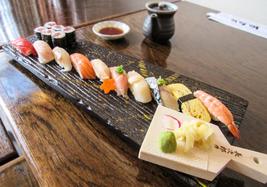 Order Deluxe Nigiri food online from Taki Japanese Restaurant store, Novato on bringmethat.com