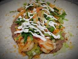 Order Super Shrimp Burrito food online from Taqueria Mi Pueblo #3 store, Novato on bringmethat.com