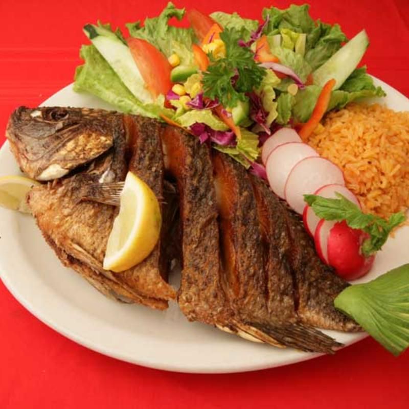 Order Mojarra Frita food online from Taqueria Mi Pueblo #3 store, Novato on bringmethat.com