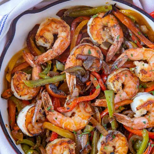 Order Fajitas Shrimp food online from Taqueria Mi Pueblo #3 store, Novato on bringmethat.com