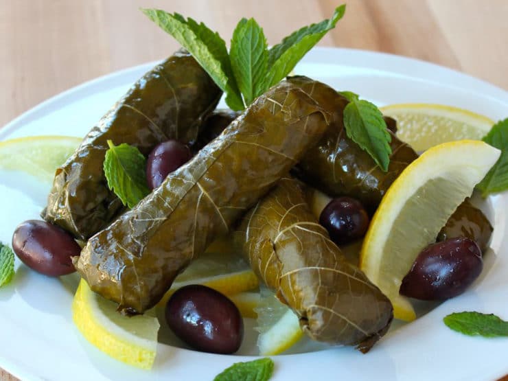 Order Vegetarian Grape Leaves food online from Elham Restaurant And Bar store, New Castle on bringmethat.com