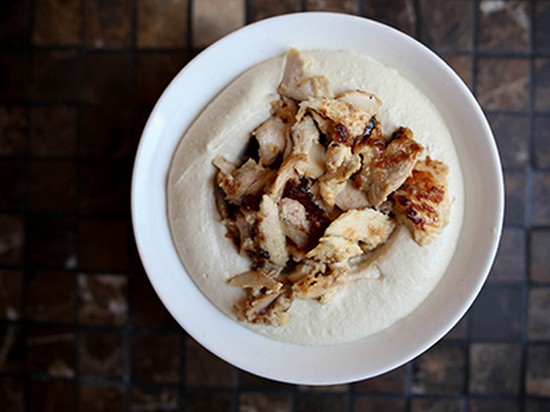 Order Hummus Sampler food online from Elham Restaurant And Bar store, New Castle on bringmethat.com