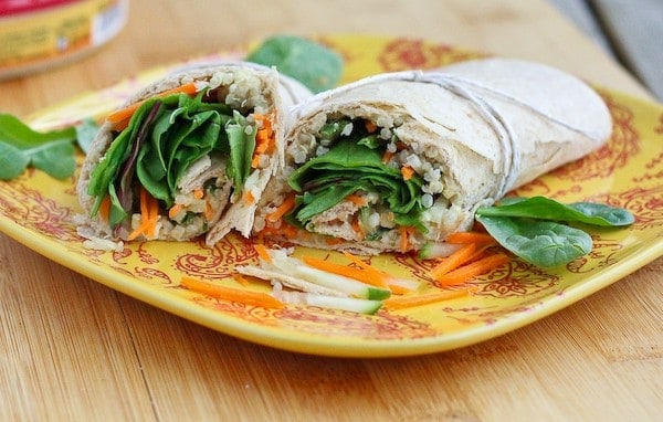 Order Hummus N Lamb Wrap food online from Elham Restaurant And Bar store, New Castle on bringmethat.com