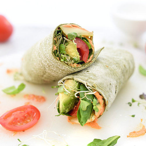 Order Veggies Wrap food online from Elham Restaurant And Bar store, New Castle on bringmethat.com