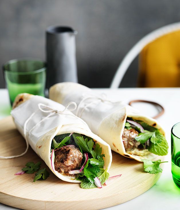 Order Kufta Wrap food online from Elham Restaurant And Bar store, New Castle on bringmethat.com
