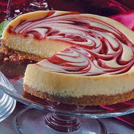 Order Strawberry Swirl Cheesecake food online from Elham Restaurant And Bar store, New Castle on bringmethat.com