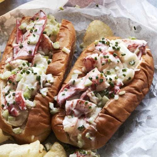 Order New England Style Lobster Roll  food online from D Bar Desserts store, Denver on bringmethat.com