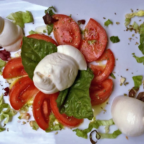 Order Mozzarella di Bufala alla Caprese food online from Arturo's Ristorante store, Boca Raton on bringmethat.com