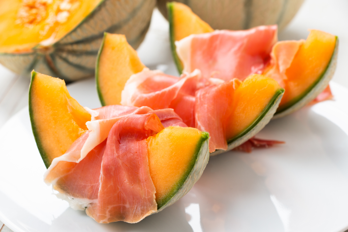Order Melone con Prosciutto di Pama (Selezione Oro) food online from Arturo's Ristorante store, Boca Raton on bringmethat.com