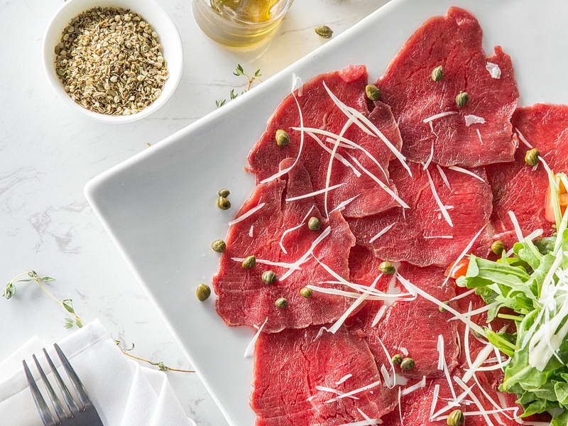 Order Carpaccio di Manzo food online from Arturo's Ristorante store, Boca Raton on bringmethat.com