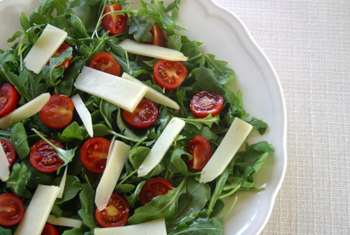 Order Rucola e Pomodoro con Scaglie di Parmigiano food online from Arturo's Ristorante store, Boca Raton on bringmethat.com