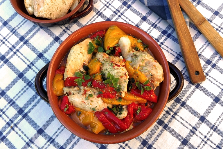 Order Pollo alla Romana food online from Arturo's Ristorante store, Boca Raton on bringmethat.com