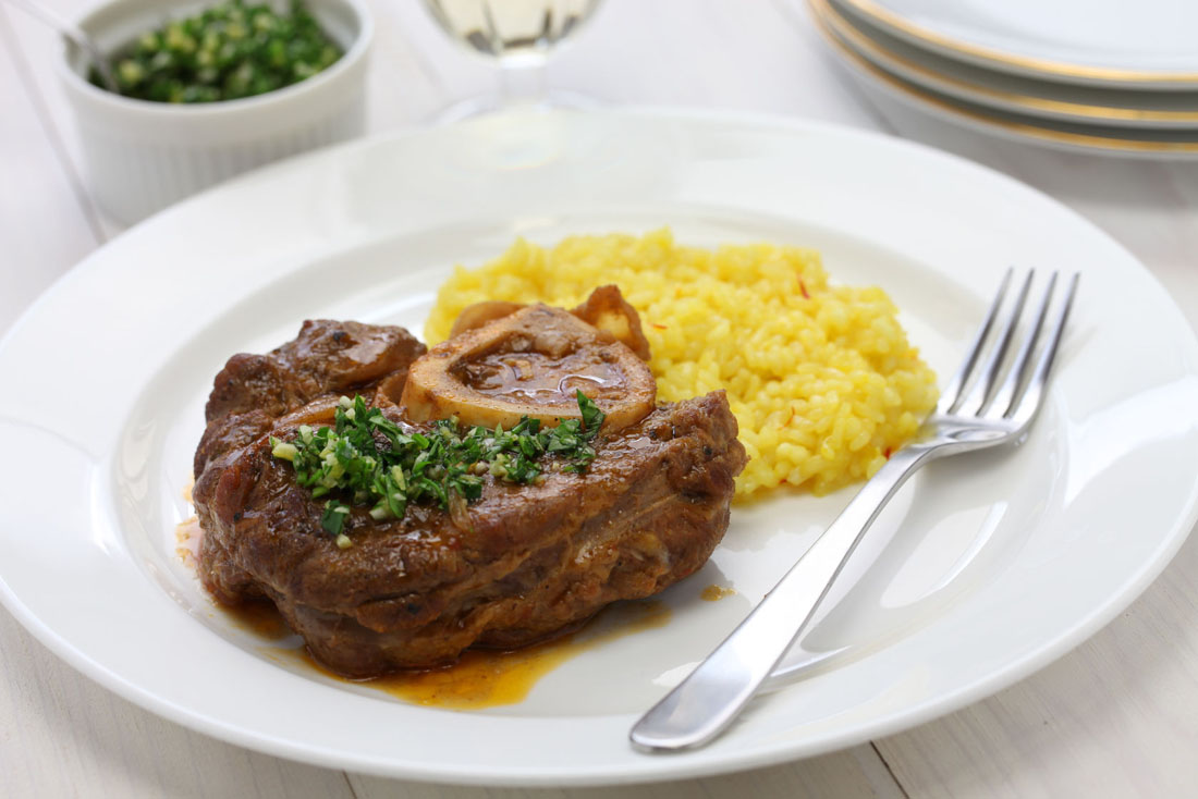 Order Ossobuco alla Milanese food online from Arturo's Ristorante store, Boca Raton on bringmethat.com