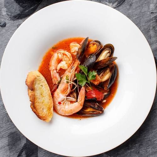 Order Zuppa di Pesce food online from Arturo's Ristorante store, Boca Raton on bringmethat.com