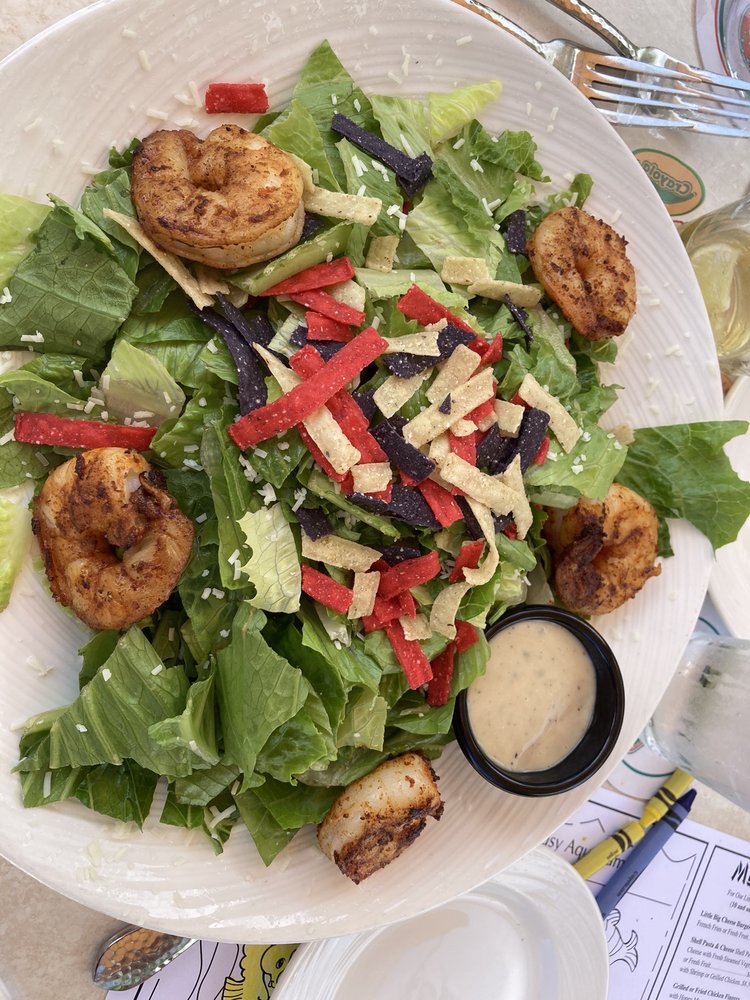 Order Tossed Caesar Salad food online from Guppy's On the Beach store, Indian Rocks Beach on bringmethat.com