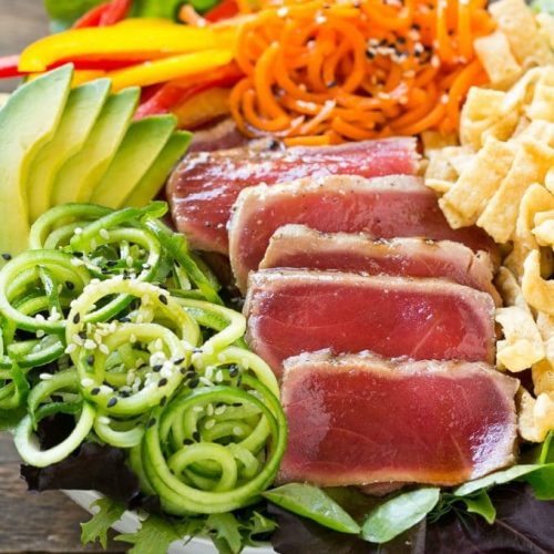 Order Ahi Tuna Salad food online from Panama Hatties store, St. Augustine on bringmethat.com