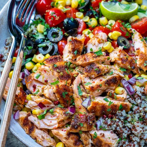 Order Grilled Salmon Bowl food online from Panama Hatties store, St. Augustine on bringmethat.com