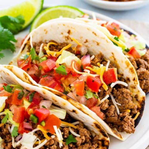 Order Orden de Tacos de Res food online from Antigua Guatemala Cafeteria store, Miami on bringmethat.com
