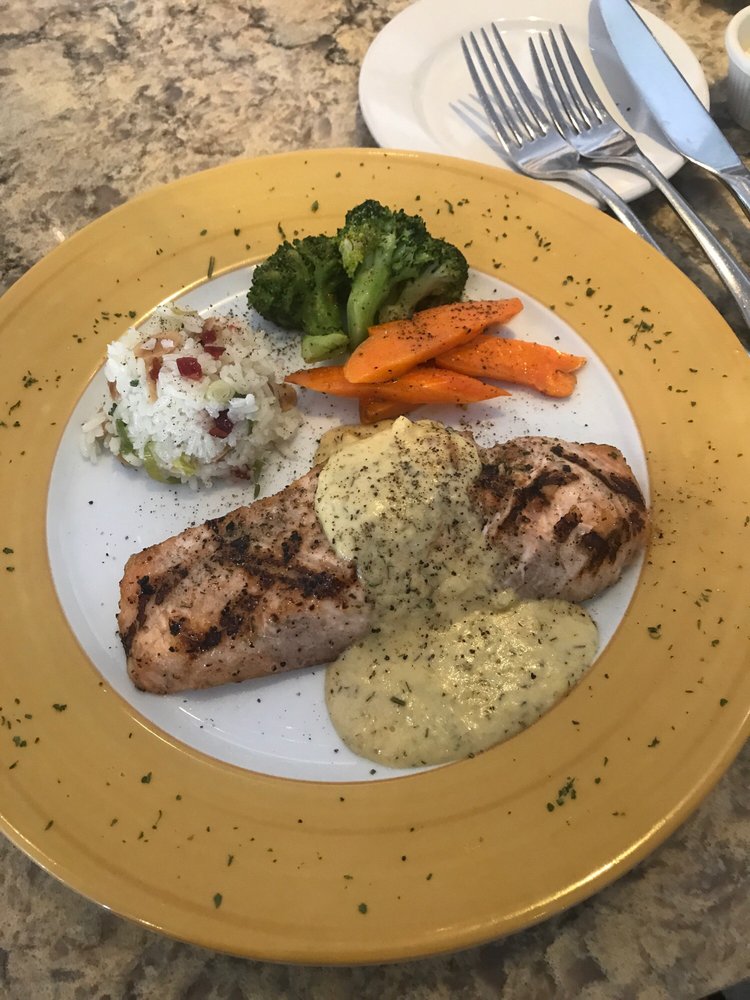 Order SALMONE ALLA MOSTARDA food online from Brasserie Brickell Key store, Miami on bringmethat.com