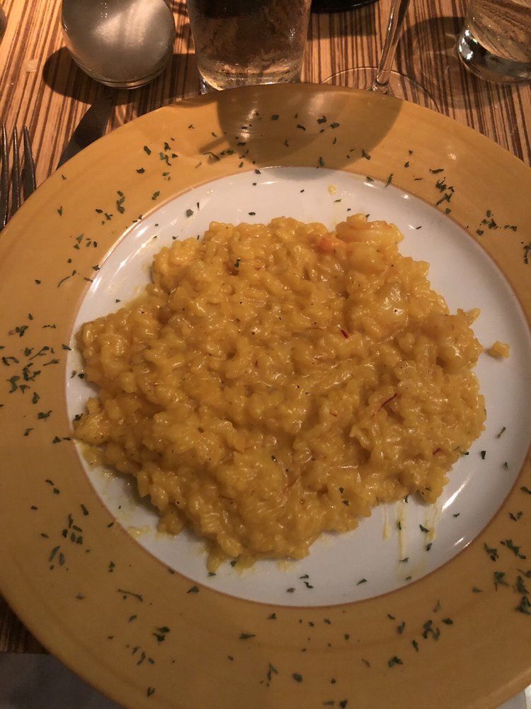 Order RISOTTO DI GAMBERI ZAFFERANO food online from Brasserie Brickell Key store, Miami on bringmethat.com