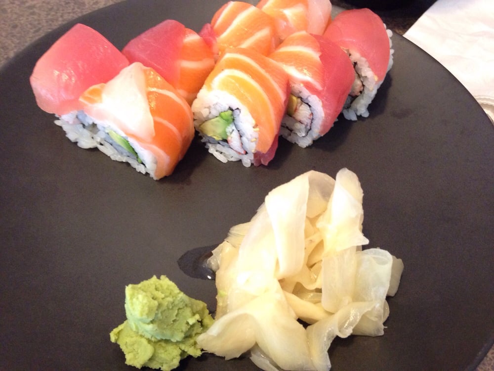 Order Rainbow Roll food online from Lan Pan-Asian Cafe store, Miami on bringmethat.com